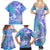 Couple Blue Sea Turtle Heart Love Family Matching Summer Maxi Dress and Hawaiian Shirt LT05 - Polynesian Pride