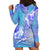 Couple Blue Sea Turtle Heart Love Hoodie Dress LT05 - Polynesian Pride