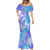 Couple Blue Sea Turtle Heart Love Mermaid Dress LT05 - Polynesian Pride