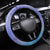 Couple Blue Sea Turtle Heart Love Steering Wheel Cover LT05 Universal Fit Blue - Polynesian Pride