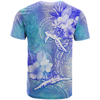 Couple Blue Sea Turtle Heart Love T Shirt LT05 - Polynesian Pride