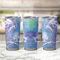 Couple Blue Sea Turtle Heart Love Tumbler Cup LT05 - Polynesian Pride