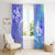 Couple Blue Sea Turtle Heart Love Window Curtain LT05 - Polynesian Pride