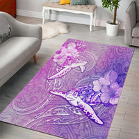 Couple Sea Turtle Love Give Us A Fairytale Area Rug LT05 - Polynesian Pride