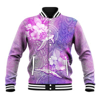 Couple Sea Turtle Love Give Us A Fairytale Baseball Jacket LT05 Unisex Pink - Polynesian Pride
