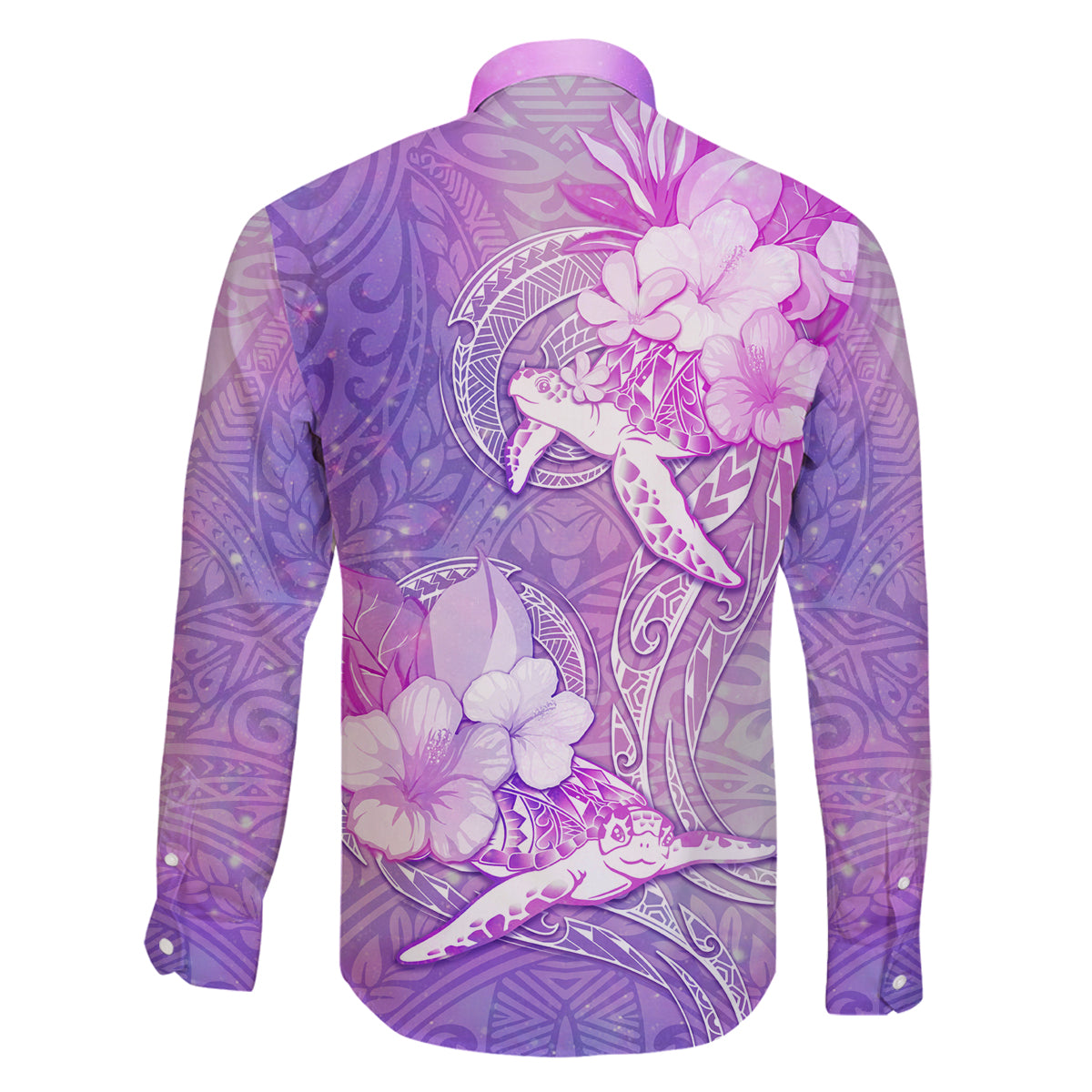 Couple Sea Turtle Love Give Us A Fairytale Family Matching Tank Maxi Dress and Hawaiian Shirt LT05 - Polynesian Pride