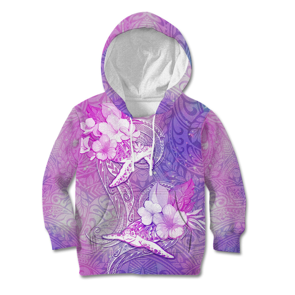 Couple Sea Turtle Love Give Us A Fairytale Kid Hoodie LT05 Hoodie Pink - Polynesian Pride