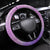 Couple Sea Turtle Love Give Us A Fairytale Steering Wheel Cover LT05 Universal Fit Pink - Polynesian Pride