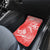 Polynesia Sea Turtle Couple Car Mats Happy Valentine Day Red LT05 - Polynesian Pride