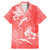 Polynesia Sea Turtle Couple Family Matching Mermaid Dress and Hawaiian Shirt Happy Valentine Day Red LT05 Dad's Shirt - Short Sleeve Red - Polynesian Pride