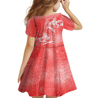 Polynesia Sea Turtle Couple Family Matching Off Shoulder Maxi Dress and Hawaiian Shirt Happy Valentine Day Red LT05 - Polynesian Pride