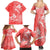 Polynesia Sea Turtle Couple Family Matching Summer Maxi Dress and Hawaiian Shirt Happy Valentine Day Red LT05 - Polynesian Pride