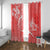 Polynesia Sea Turtle Couple Window Curtain Happy Valentine Day Red LT05 With Grommets Red - Polynesian Pride