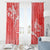 Polynesia Sea Turtle Couple Window Curtain Happy Valentine Day Red LT05 - Polynesian Pride