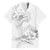 Polynesia Sea Turtle Couple Family Matching Short Sleeve Bodycon Dress and Hawaiian Shirt Happy Valentine Day White LT05 Dad's Shirt - Short Sleeve White - Polynesian Pride