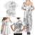 Polynesia Sea Turtle Couple Family Matching Summer Maxi Dress and Hawaiian Shirt Happy Valentine Day White LT05 - Polynesian Pride