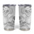 Polynesia Sea Turtle Couple Tumbler Cup Happy Valentine Day White