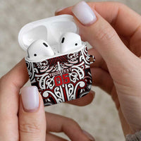 Custom Aotearoa Ngapuhi AirPods Case Maori Tribal Pattern Mix Poutama LT05 - Polynesian Pride
