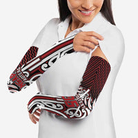 Custom Aotearoa Ngapuhi Arm Sleeves Maori Tribal Pattern Mix Poutama LT05 - Polynesian Pride
