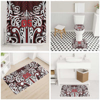 Custom Aotearoa Ngapuhi Bathroom Set Maori Tribal Pattern Mix Poutama LT05 - Polynesian Pride