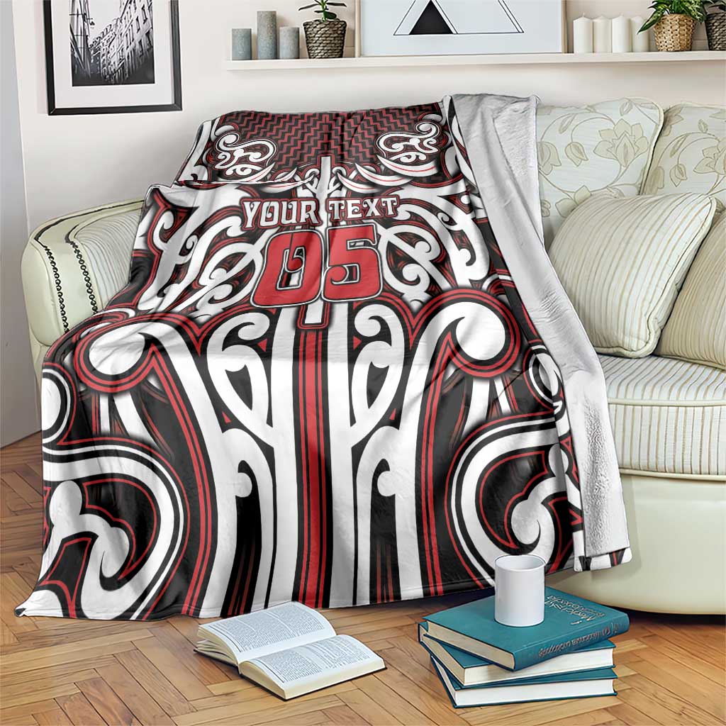 Custom Aotearoa Ngapuhi Blanket Maori Tribal Pattern Mix Poutama