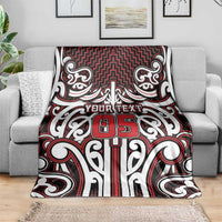 Custom Aotearoa Ngapuhi Blanket Maori Tribal Pattern Mix Poutama