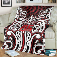 Custom Aotearoa Ngapuhi Blanket Maori Tribal Pattern Mix Poutama