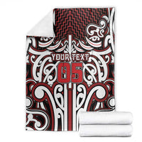 Custom Aotearoa Ngapuhi Blanket Maori Tribal Pattern Mix Poutama