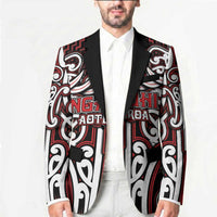 Custom Aotearoa Ngapuhi Blazer Maori Tribal Pattern Mix Poutama LT05 - Polynesian Pride
