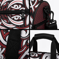 Custom Aotearoa Ngapuhi Duffle Bag Maori Tribal Pattern Mix Poutama LT05 - Polynesian Pride