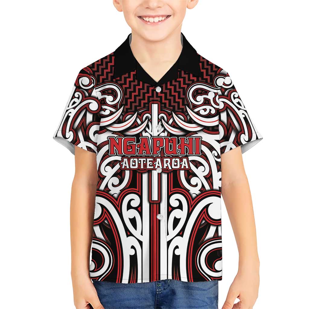 Custom Aotearoa Ngapuhi Family Matching Mermaid Dress and Hawaiian Shirt Maori Tribal Pattern Mix Poutama