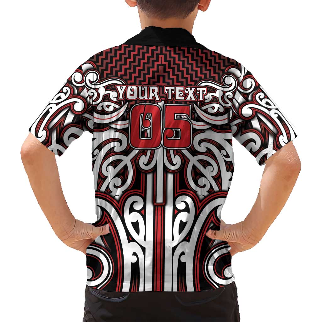 Custom Aotearoa Ngapuhi Family Matching Summer Maxi Dress and Hawaiian Shirt Maori Tribal Pattern Mix Poutama
