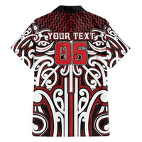 Custom Aotearoa Ngapuhi Family Matching Summer Maxi Dress and Hawaiian Shirt Maori Tribal Pattern Mix Poutama
