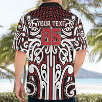Custom Aotearoa Ngapuhi Hawaiian Shirt Maori Tribal Pattern Mix Poutama LT05 - Polynesian Pride