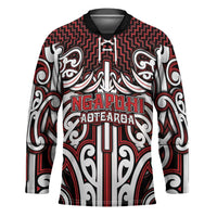 Custom Aotearoa Ngapuhi Hockey Jersey Maori Tribal Pattern Mix Poutama