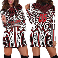 Custom Aotearoa Ngapuhi Hoodie Dress Maori Tribal Pattern Mix Poutama LT05 - Polynesian Pride
