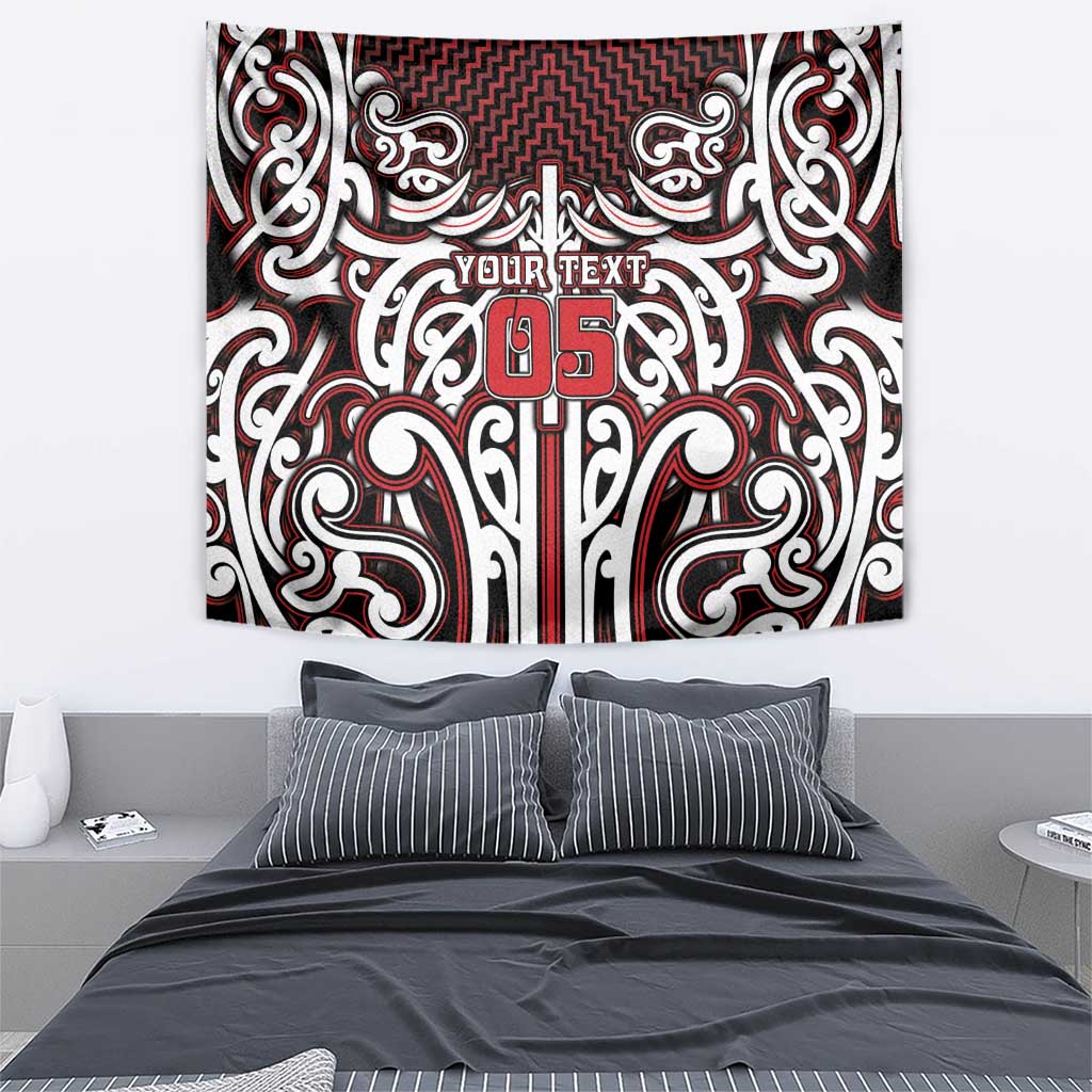 Custom Aotearoa Ngapuhi Tapestry Maori Tribal Pattern Mix Poutama LT05 - Polynesian Pride
