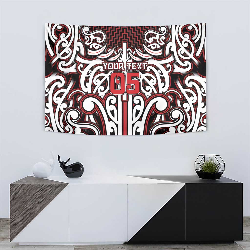 Custom Aotearoa Ngapuhi Tapestry Maori Tribal Pattern Mix Poutama LT05 - Polynesian Pride