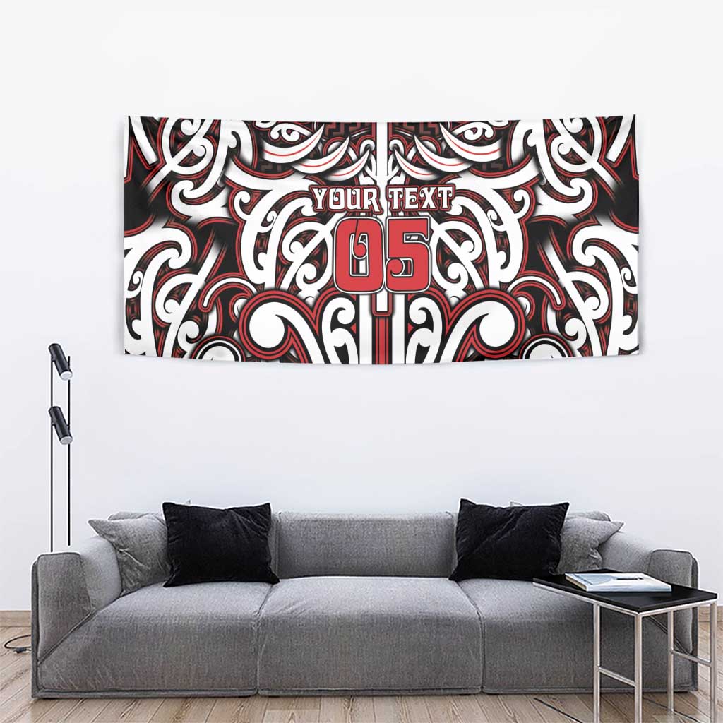 Custom Aotearoa Ngapuhi Tapestry Maori Tribal Pattern Mix Poutama LT05 - Polynesian Pride