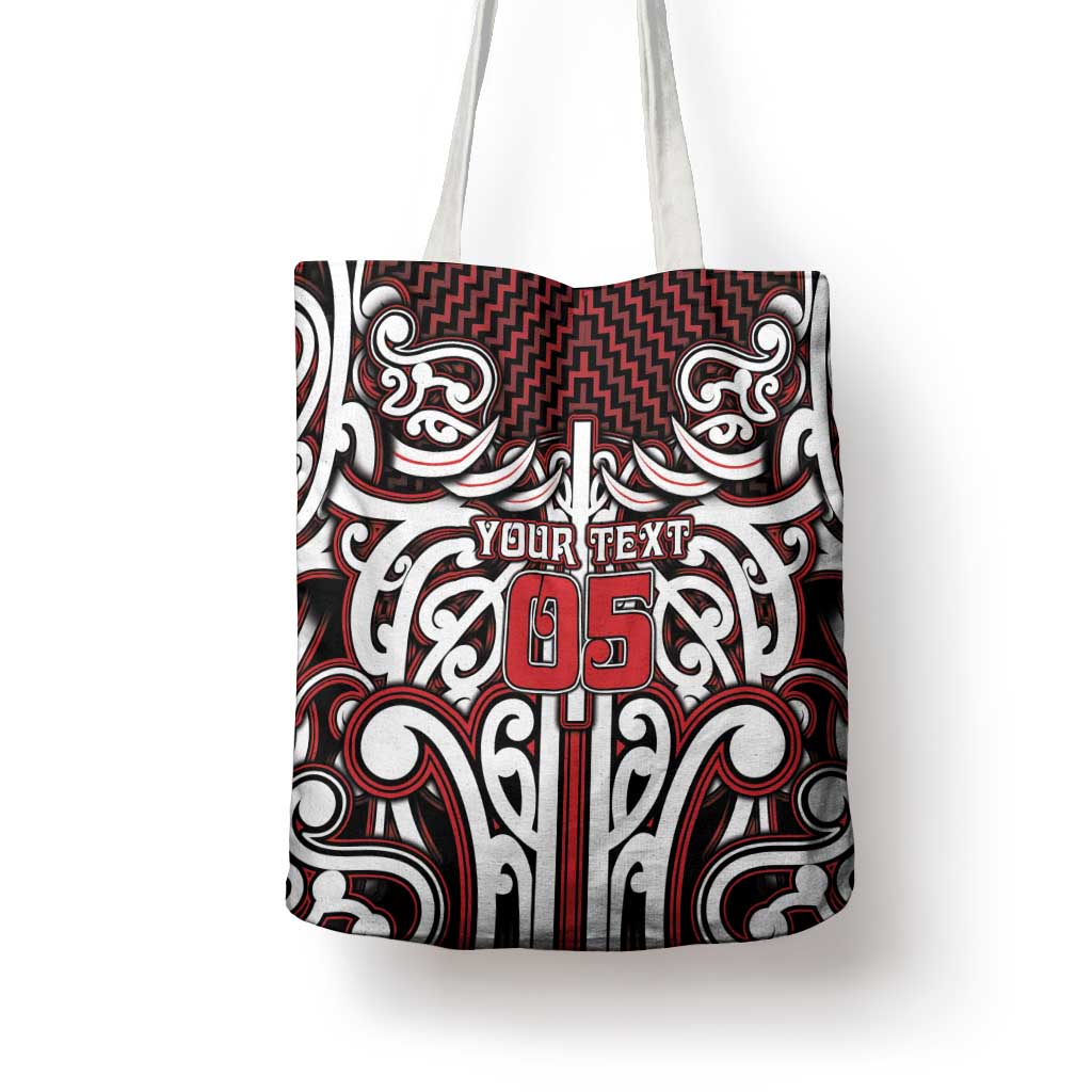 Custom Aotearoa Ngapuhi Tote Bag Maori Tribal Pattern Mix Poutama LT05 - Polynesian Pride