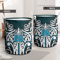 Custom Aotearoa Ngati Porou Laundry Basket Maori Tribal Pattern Mix Poutama LT05 - Polynesian Pride