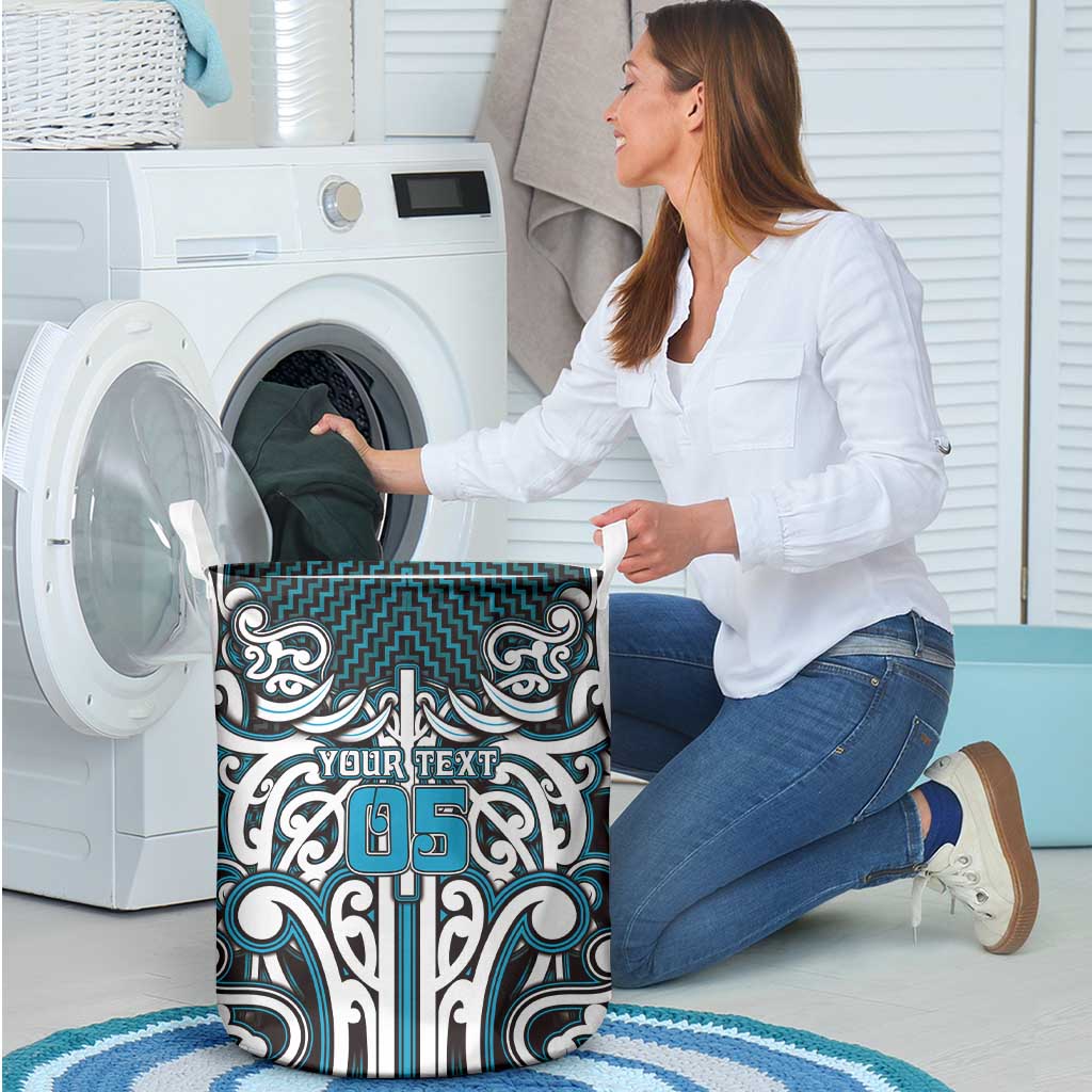 Custom Aotearoa Ngati Porou Laundry Basket Maori Tribal Pattern Mix Poutama LT05 - Polynesian Pride