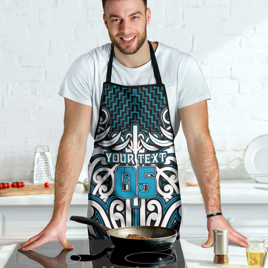 Custom Aotearoa Ngati Porou Apron Maori Tribal Pattern Mix Poutama LT05 - Polynesian Pride