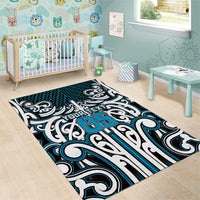 Custom Aotearoa Ngati Porou Area Rug Maori Tribal Pattern Mix Poutama LT05 - Polynesian Pride