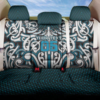 Custom Aotearoa Ngati Porou Back Car Seat Cover Maori Tribal Pattern Mix Poutama LT05 One Size Blue - Polynesian Pride