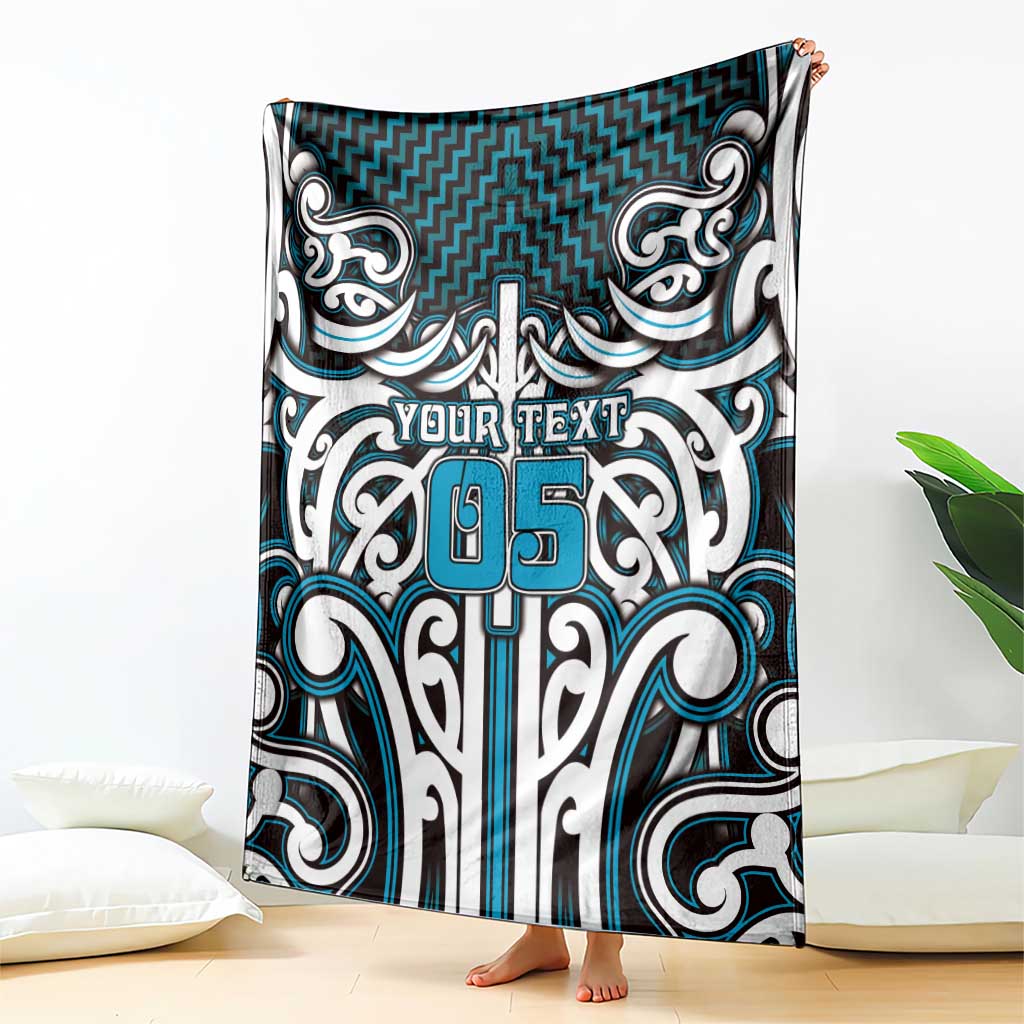 Custom Aotearoa Ngati Porou Blanket Maori Tribal Pattern Mix Poutama LT05 - Polynesian Pride