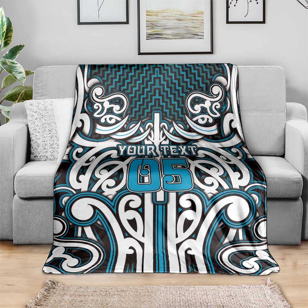 Custom Aotearoa Ngati Porou Blanket Maori Tribal Pattern Mix Poutama LT05 - Polynesian Pride