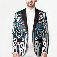 Custom Aotearoa Ngati Porou Blazer Maori Tribal Pattern Mix Poutama LT05 - Polynesian Pride