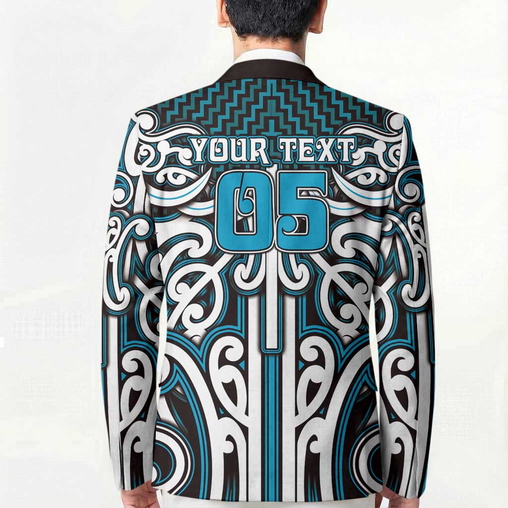 Custom Aotearoa Ngati Porou Blazer Maori Tribal Pattern Mix Poutama LT05 - Polynesian Pride
