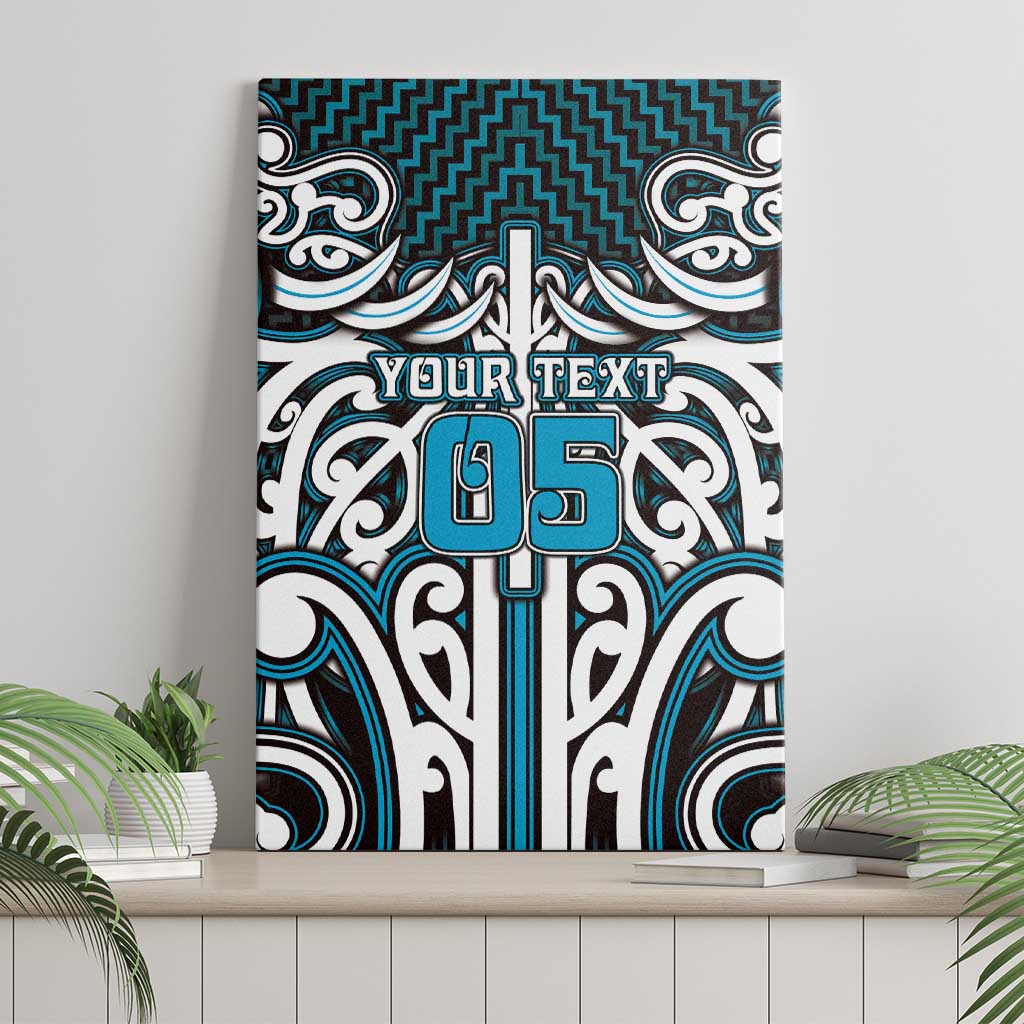 Custom Aotearoa Ngati Porou Canvas Wall Art Maori Tribal Pattern Mix Poutama LT05 - Polynesian Pride